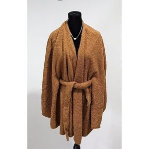 INC International Concepts Women's Tan Teddy Jacket